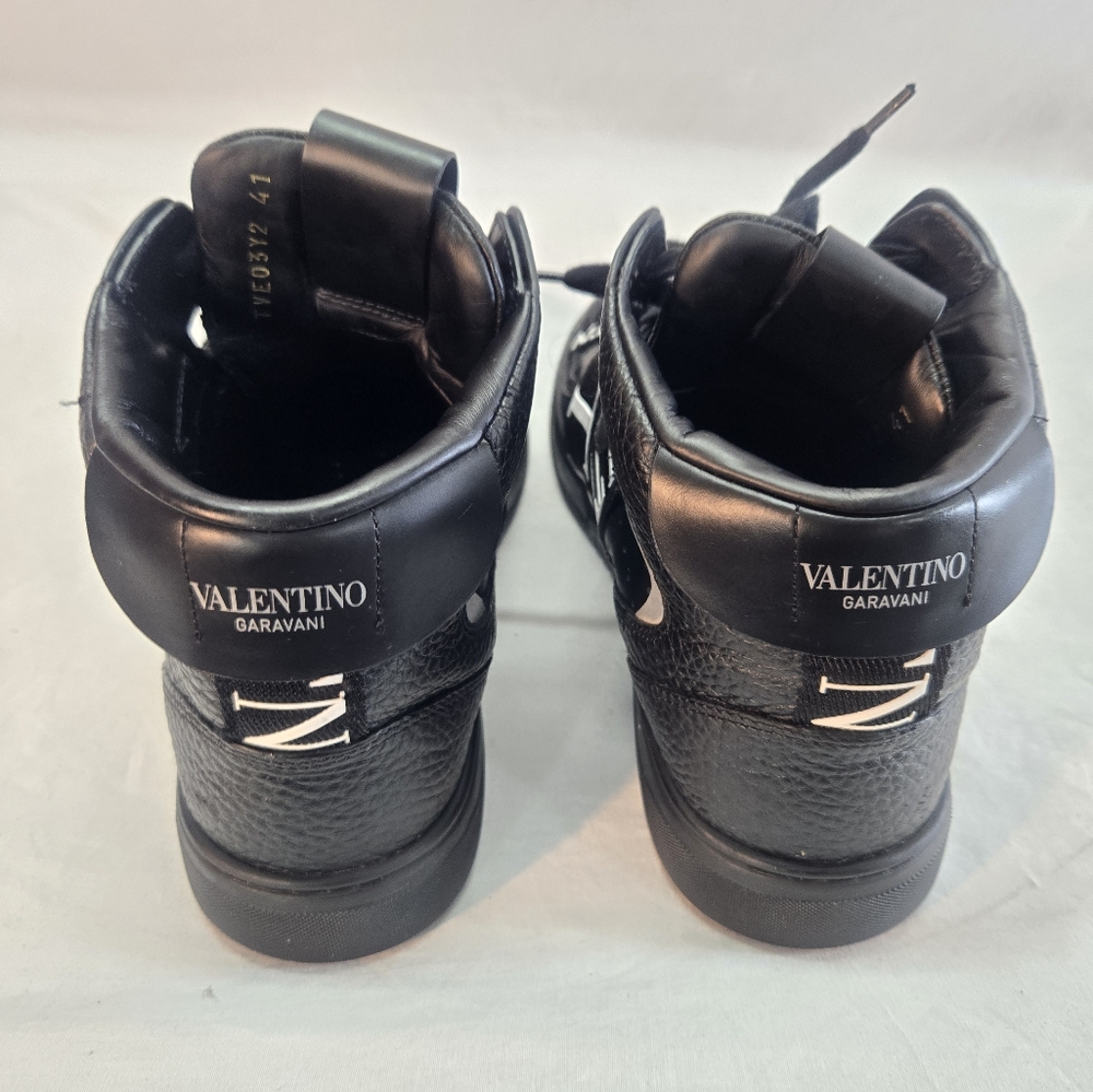 Valentino Garavani Men's Size 41 Black Leather VL7N Sneaker Shoes EUC - Picture 3 of 7